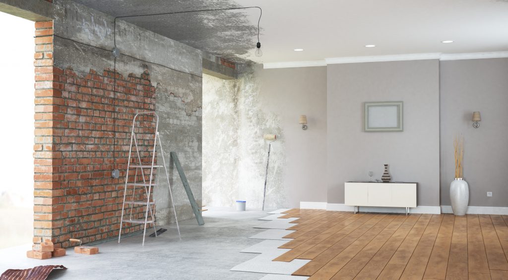 Renovation,Interior.,3d,Render